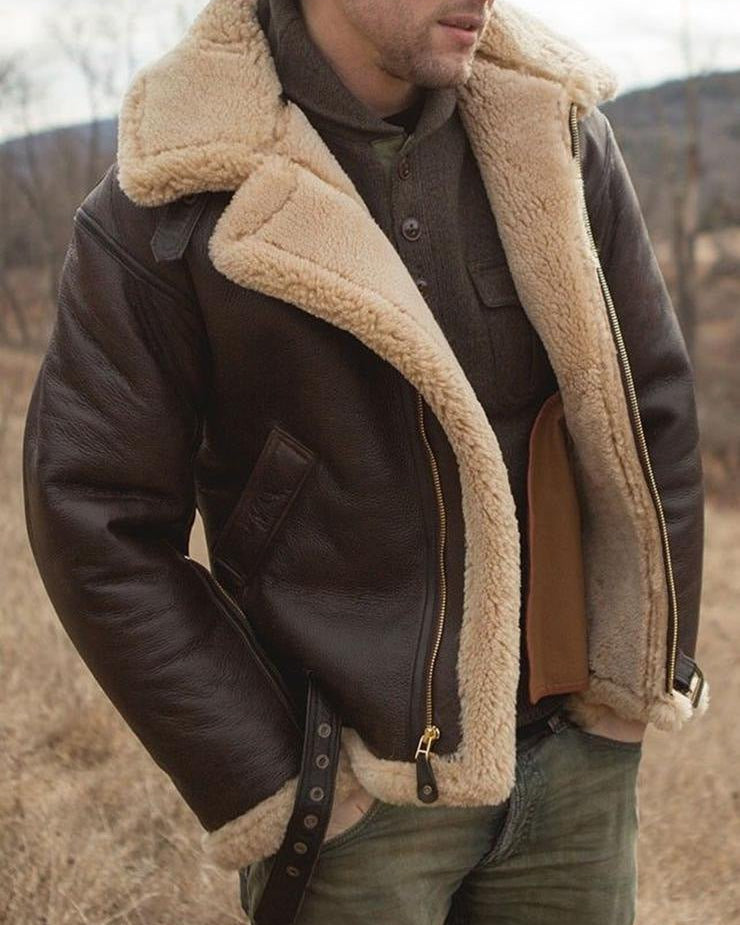 Signature Sheepskin Leather Jacket - - Jacket - Concept Fashionlab