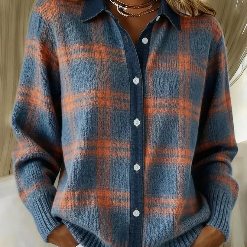 Klassische Komfort-Bluse — Mühelose Alltags-Eleganz Damen