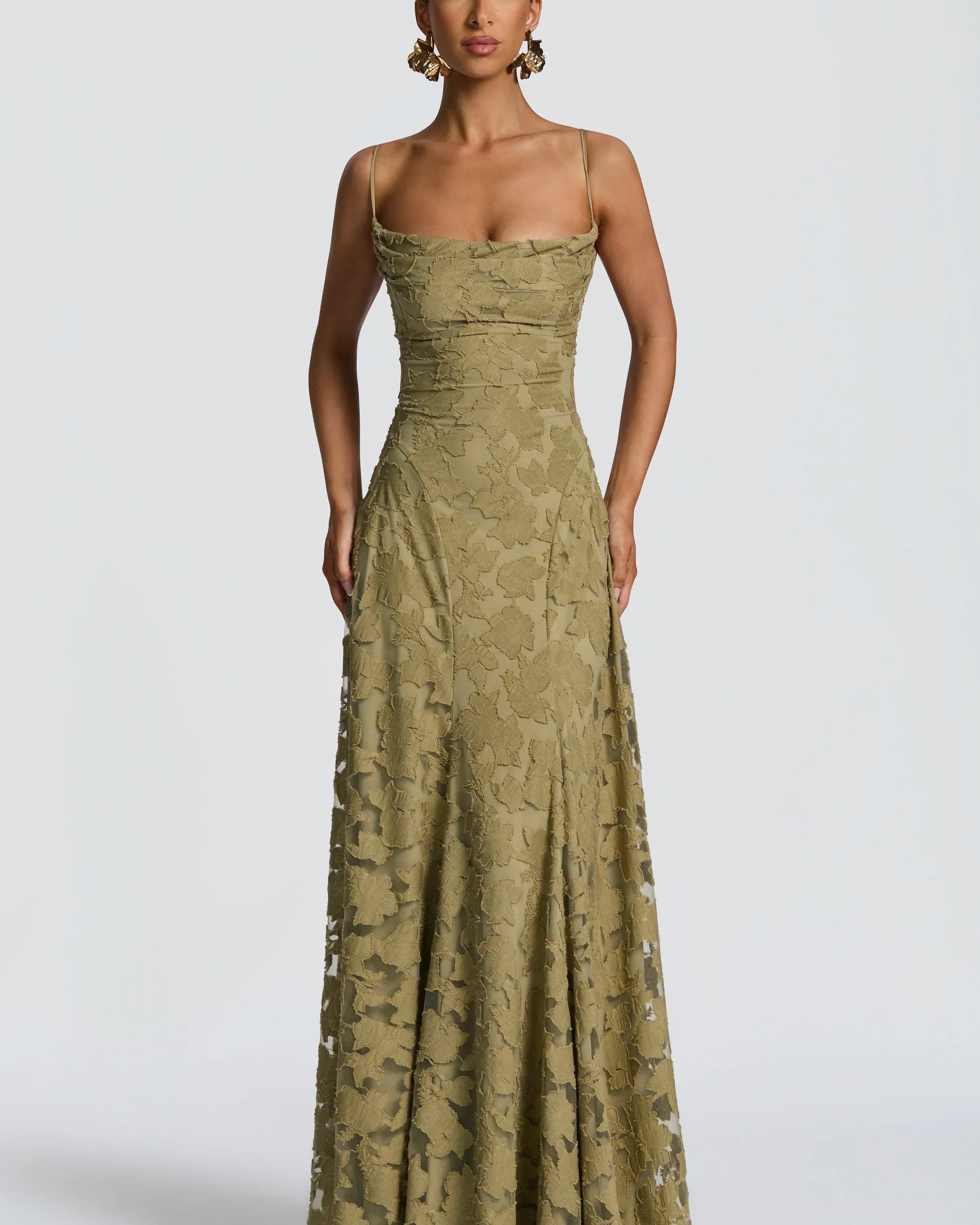 Aveline |Elegant Lace Corset Maxi Dress - Glamorous Evening Gown - - Maxi Dress - Concept Fashionlab