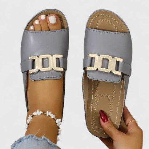 Luxe Schnallen-Sandalen - Müheloser Chic Damen