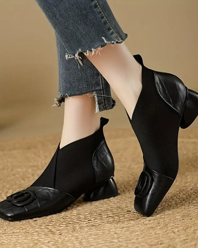 Abigail | Orthopädische Stiefeletten | Premium-Edition - Schwarz - - Cow Clothing