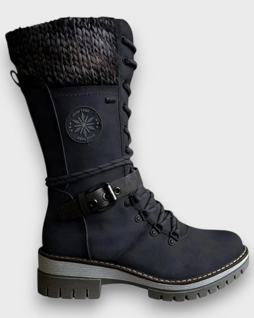 Shantal Schnürstiefel – Schlanker, vielseitiger Stil für den Alltag - - Boots - Concept Fashionlab Boutique
