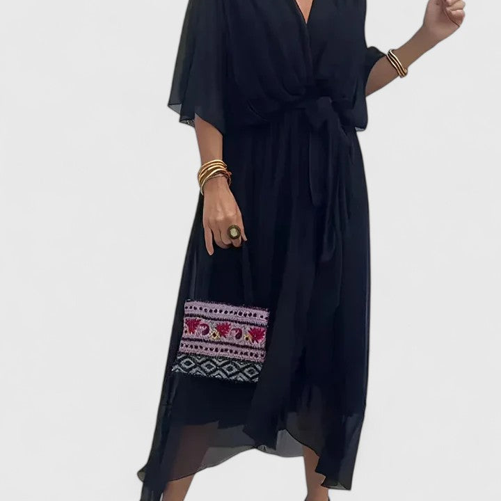 Nada | Elegantes Kleid mit V-Ausschnitt