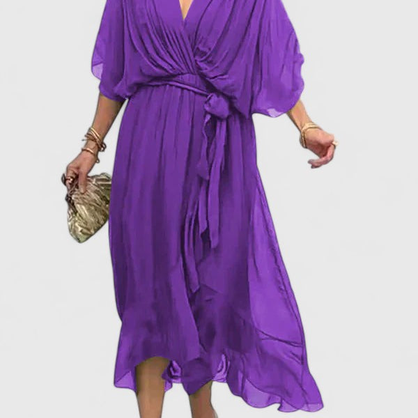 Nada | Elegantes Kleid mit V-Ausschnitt