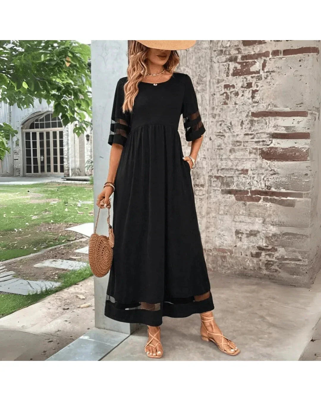Schmeichelhaftes Kleid mit Bauchbedeckung Damen - - Dress - Concept Fashionlab