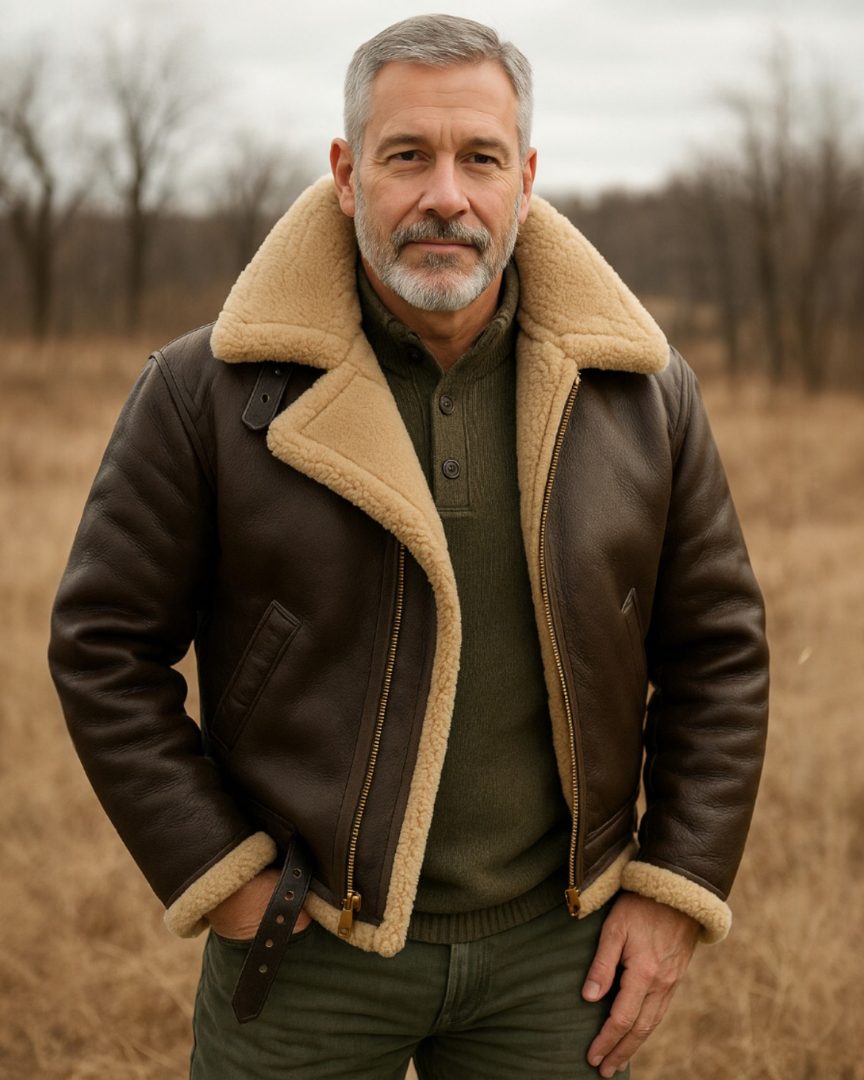 Signature Sheepskin Leather Jacket - - Jacket - Concept Fashionlab