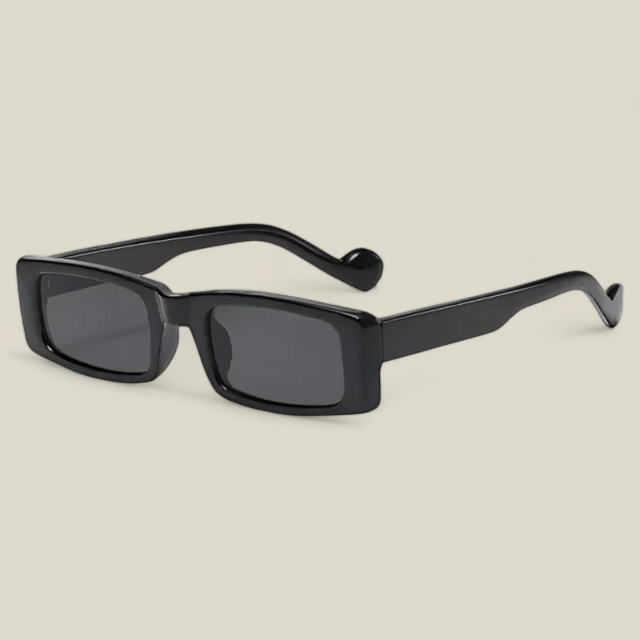 Lilian | Modische hip-hop Sonnenbrille aus Gelatine - Lustig und Elegant - SchwarzGrau - Lilian | Modische hip-hop Sonnenbrille aus Gelatine - Lustig und Elegant - Concept Fashionlab