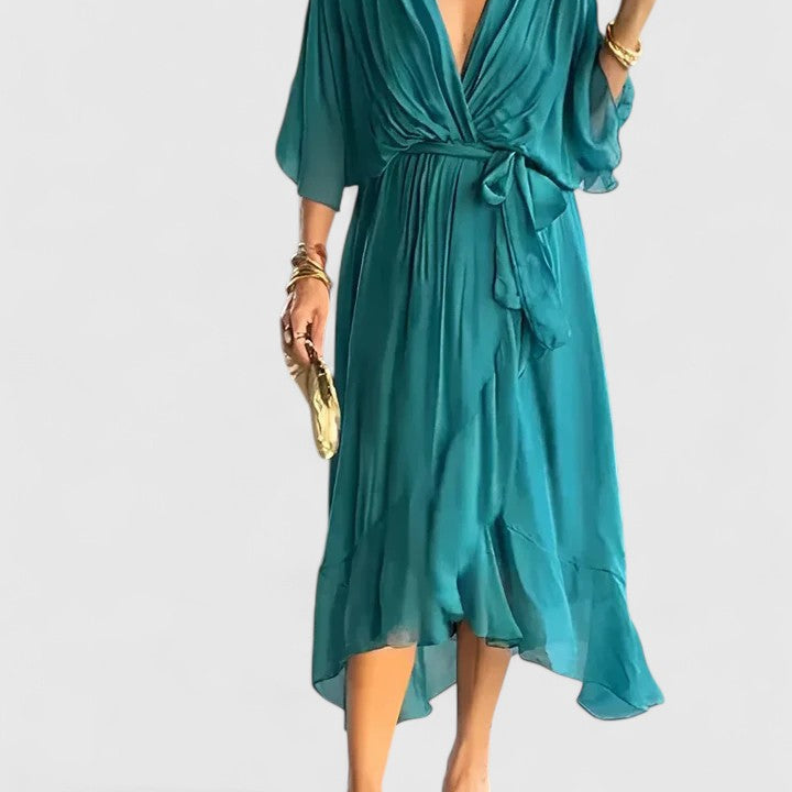 Nada | Elegantes Kleid mit V-Ausschnitt
