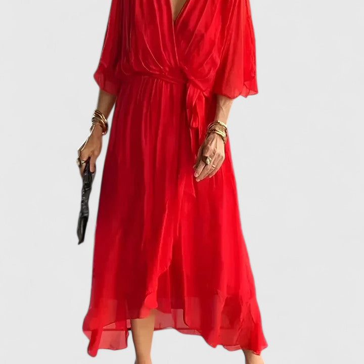 Nada | Elegantes Kleid mit V-Ausschnitt
