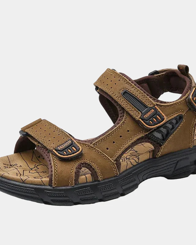 Herren-Sandalen mit Klettverschluss - - sandal - Concept Fashionlab
