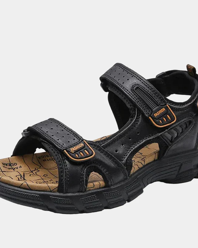 Herren-Sandalen mit Klettverschluss - - sandal - Concept Fashionlab