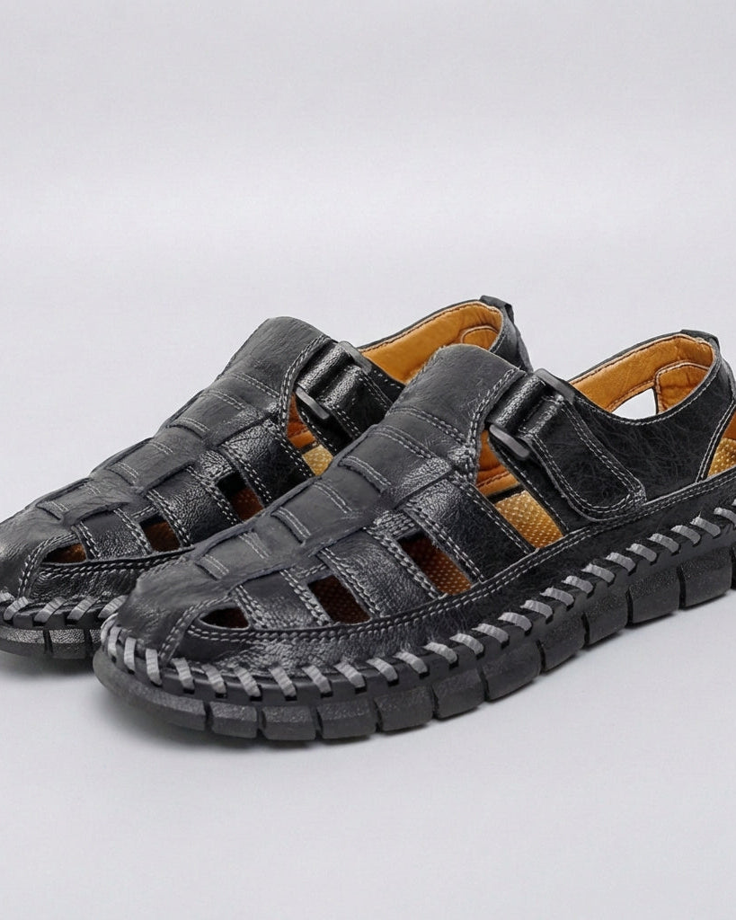 Durchbrochene Herren-Sandalen - - Sandals - Concept Fashionlab