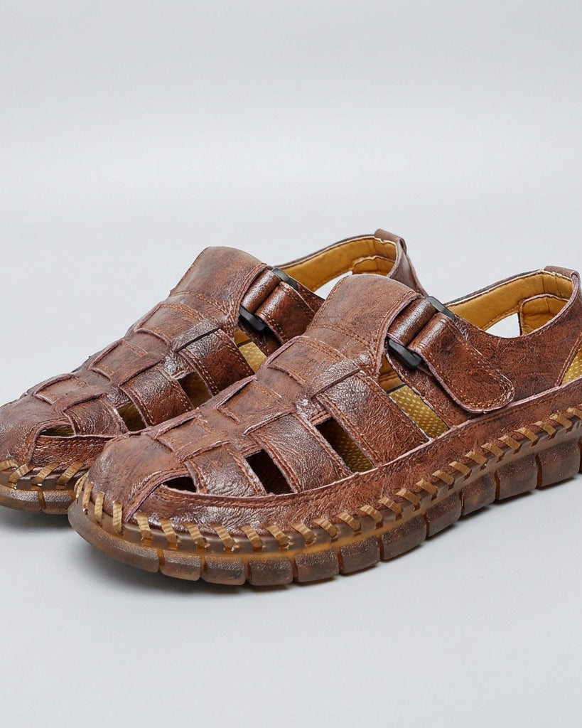 Durchbrochene Herren-Sandalen - - Sandals - Concept Fashionlab