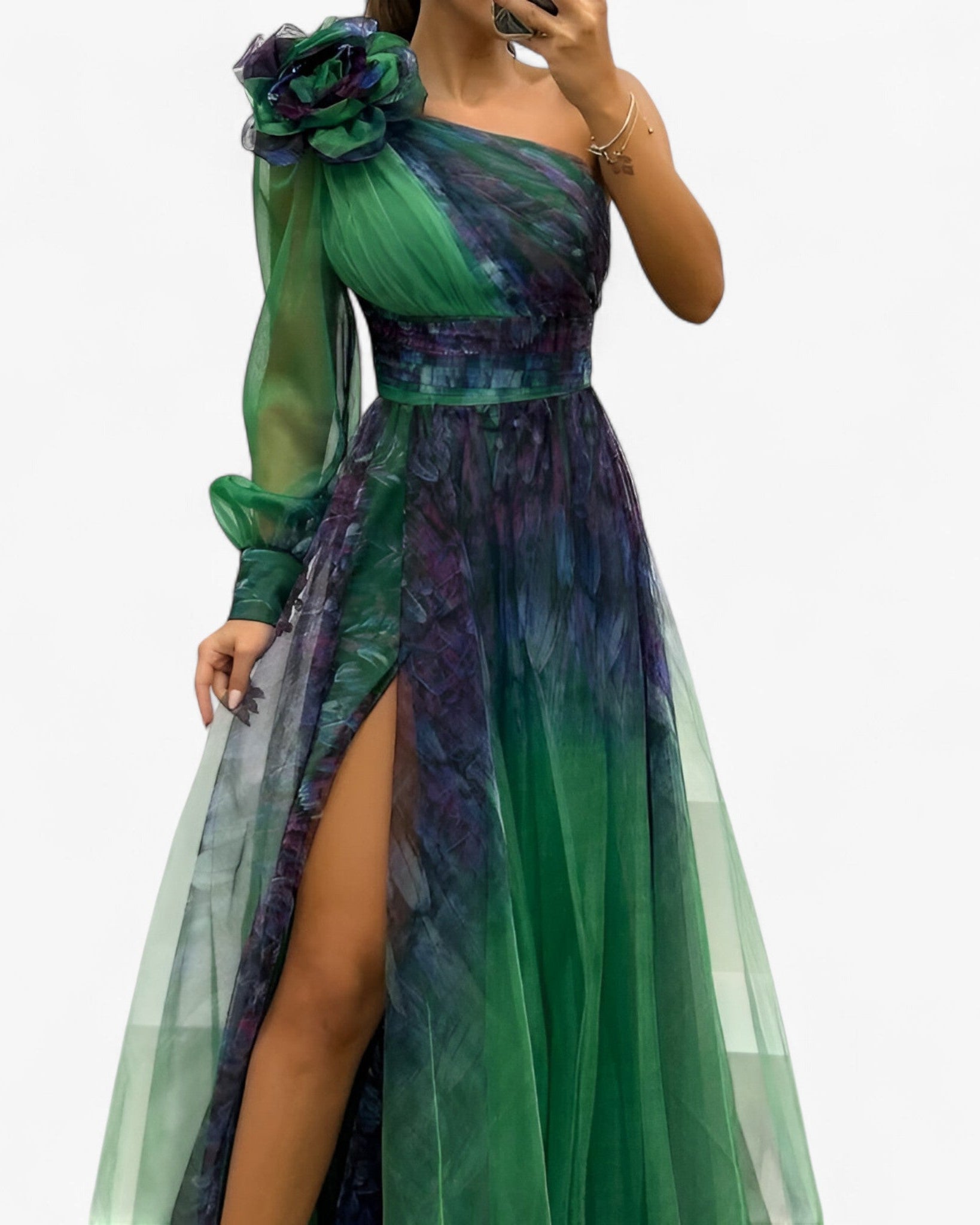 Damen elegant und einzigartig - Grün - Damen > Kleider - Concept Fashionlab