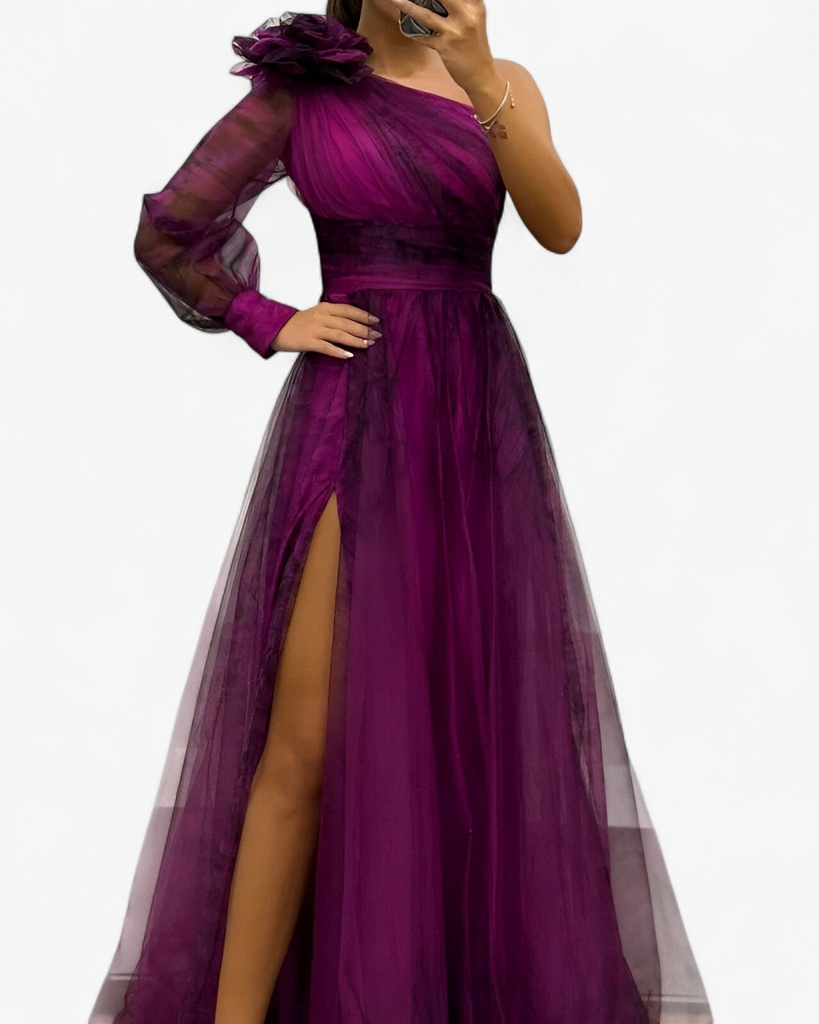 Damen elegant und einzigartig - Lila - Damen > Kleider - Concept Fashionlab