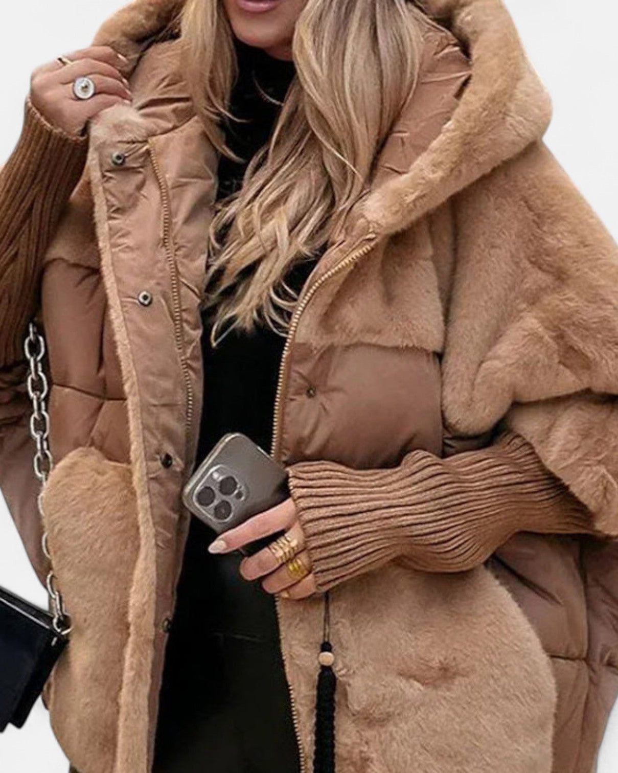 Jazlynnex Kuschelige Jacke – Komfort trifft klassischen Stil Damen - Dunkelkhaki - Damen > Jacken - Concept Fashionlab