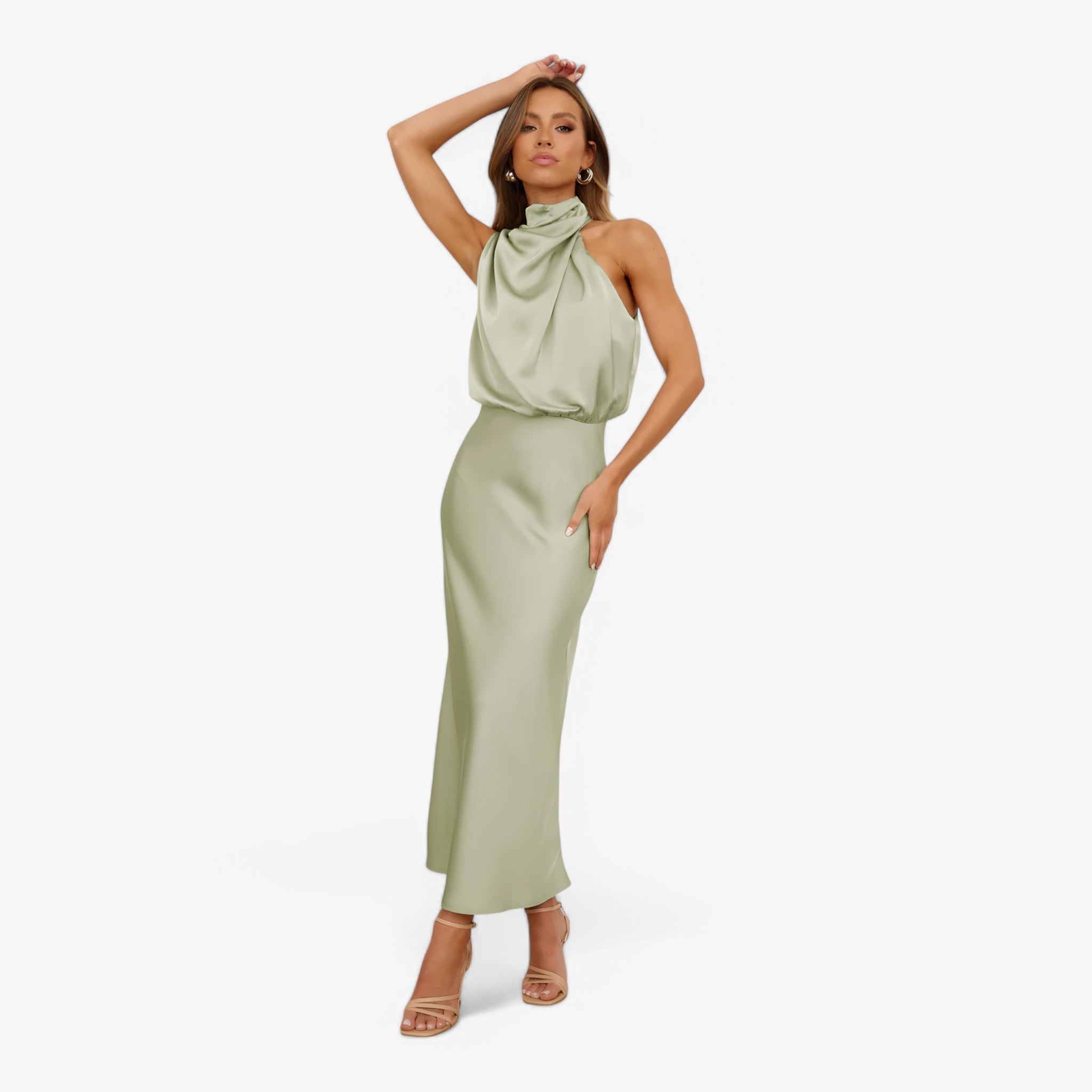 Vivienne | Satin-Kleid: raffinierte und elegante Ausstrahlung