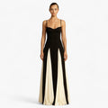 Damen Spaghettiträger-Maxikleid – Elegante und sinnliche Raffinesse