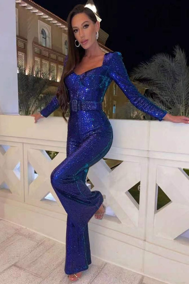 Elaine - Pailletten-Jumpsuit - - Jumpsuit - Concept Fashionlab Boutique