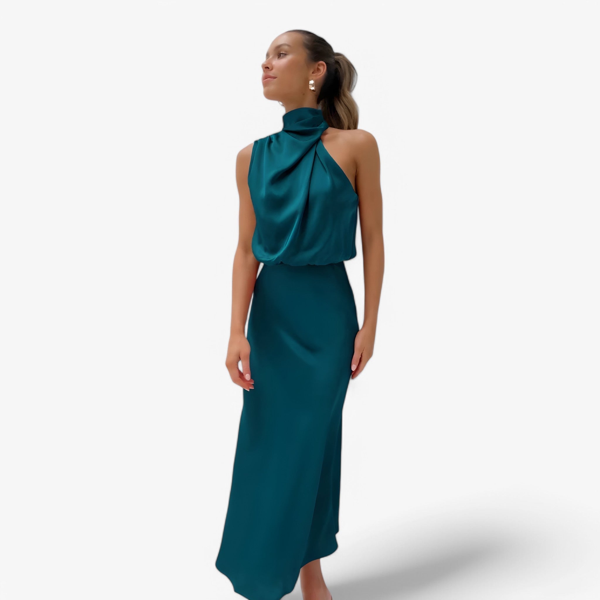 Vivienne | Satin-Kleid: raffinierte und elegante Ausstrahlung