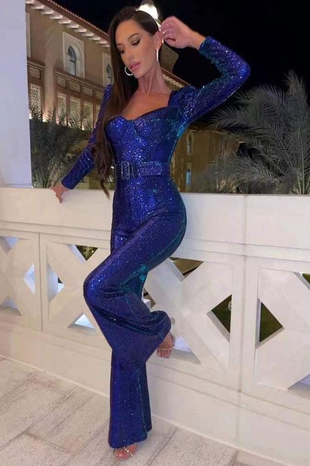 Elaine - Pailletten-Jumpsuit - - Jumpsuit - Concept Fashionlab Boutique