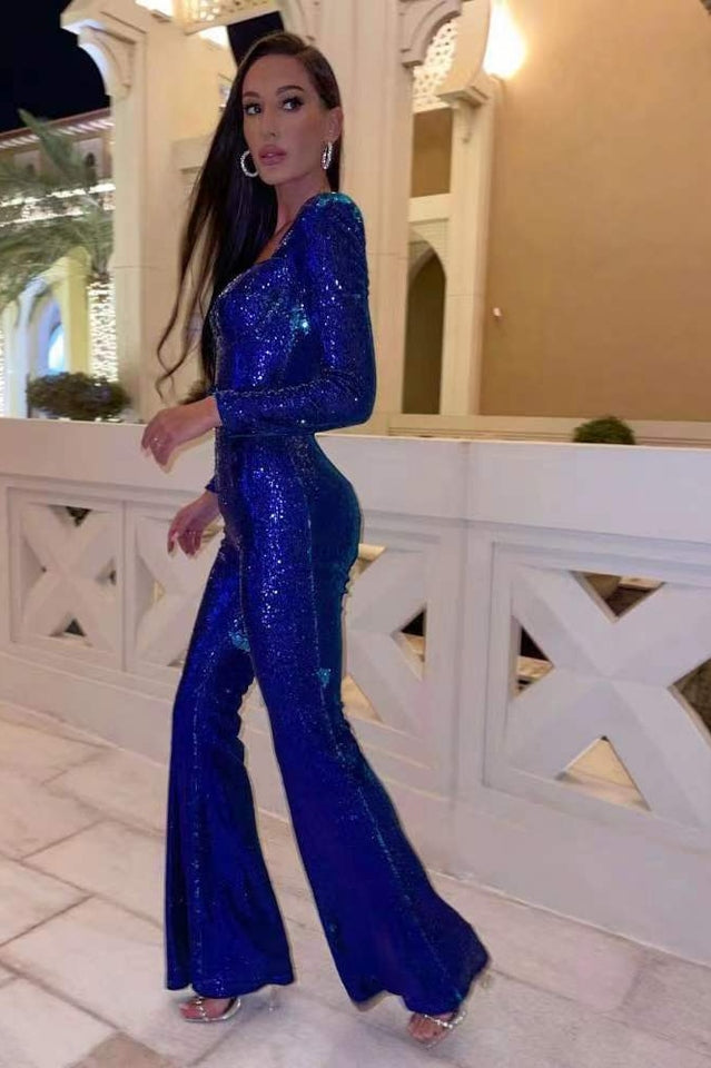 Elaine - Pailletten-Jumpsuit - - Jumpsuit - Concept Fashionlab Boutique