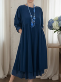 Mühelos bequemes Kleid Damen