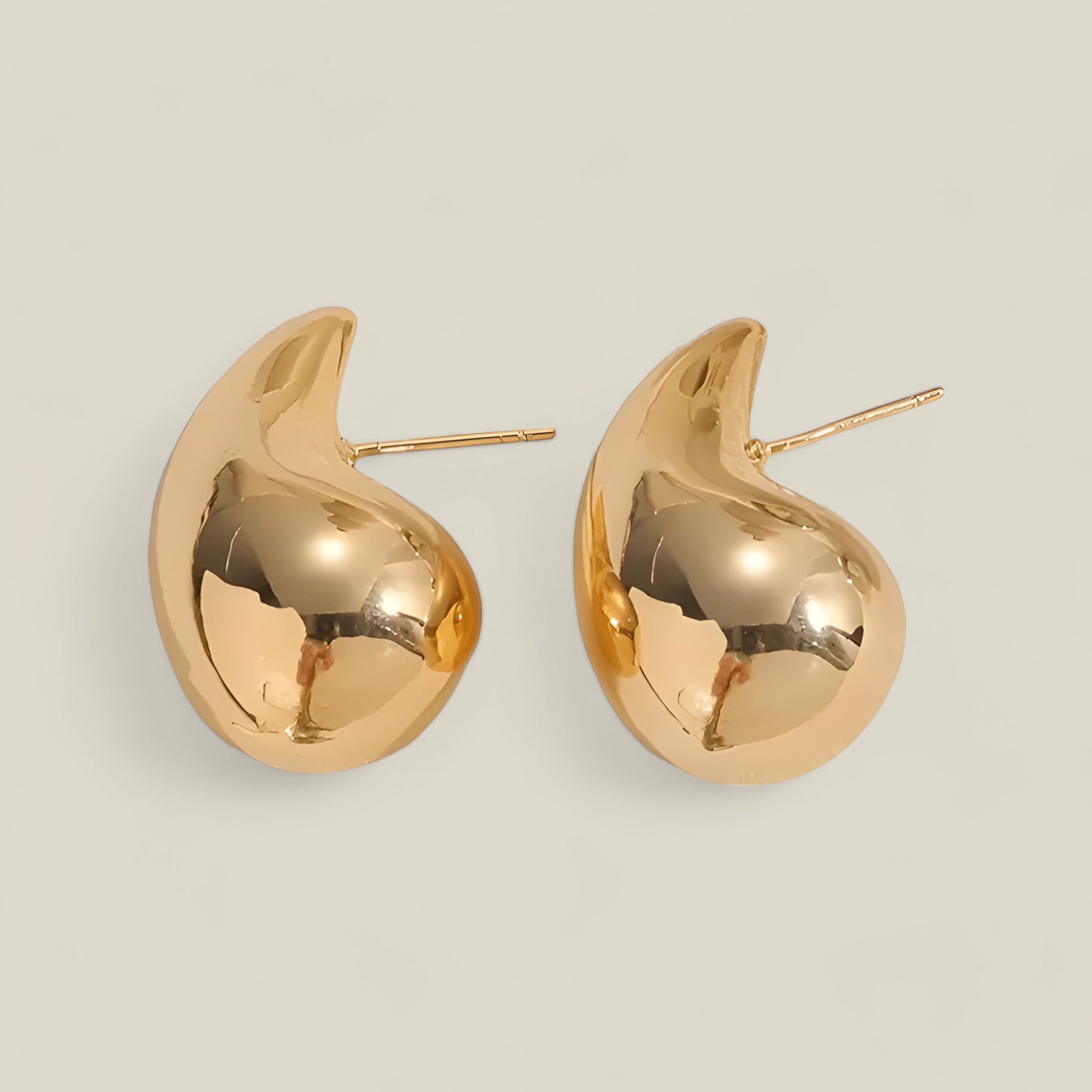 Abigail | Elegante Echo-Ohrstecker - Gold - - Concept Fashionlab