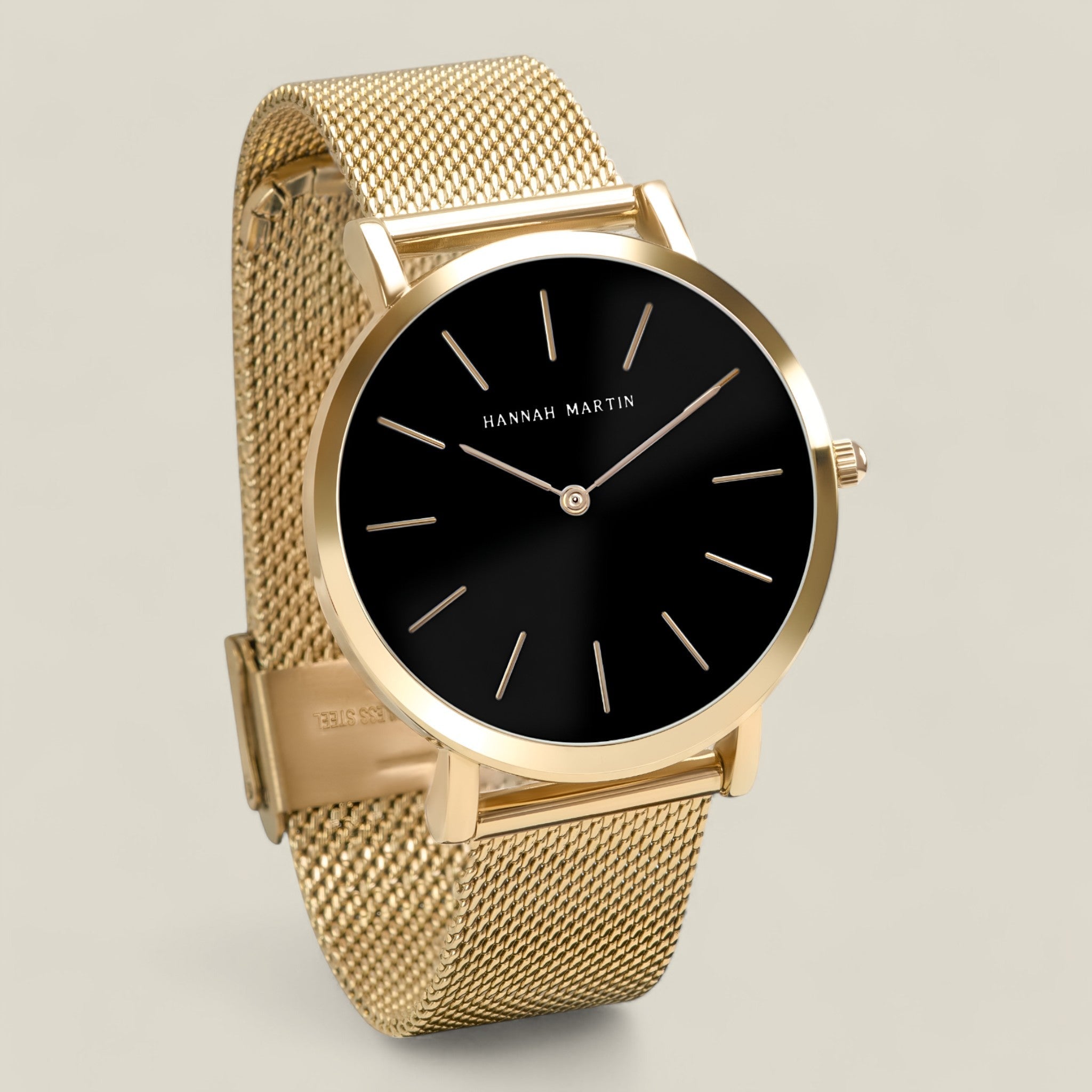 Dana | Runde goldene Uhr - Zeitlose Eleganz - - - Concept Fashionlab