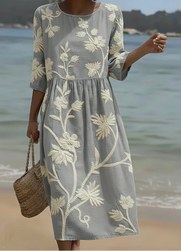 Sydney | Elegantes Blumenkleid - - Dress - Cow Clothing