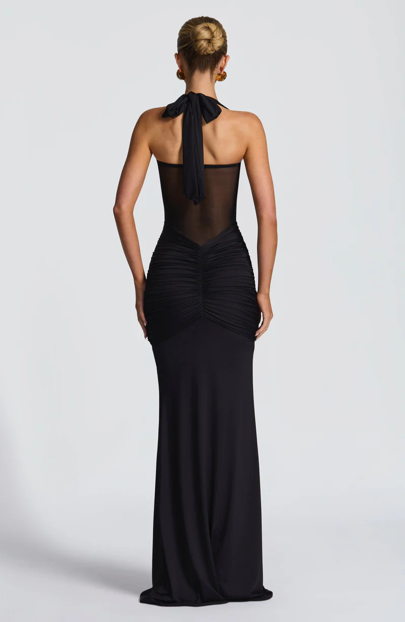 Hourglass Gown — Glamorous Silhouette & Elegant Detailing - - Maxi Dress - Concept Fashionlab