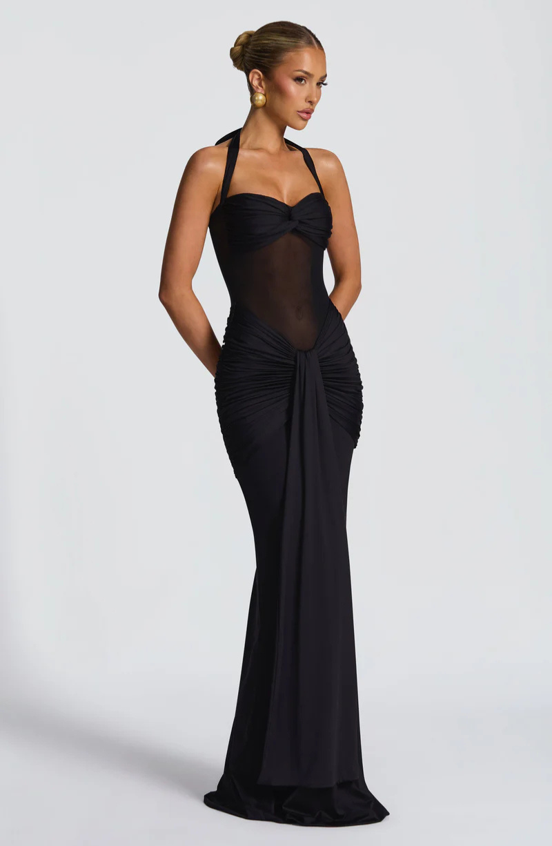 Hourglass Gown — Glamorous Silhouette & Elegant Detailing - - Maxi Dress - Concept Fashionlab
