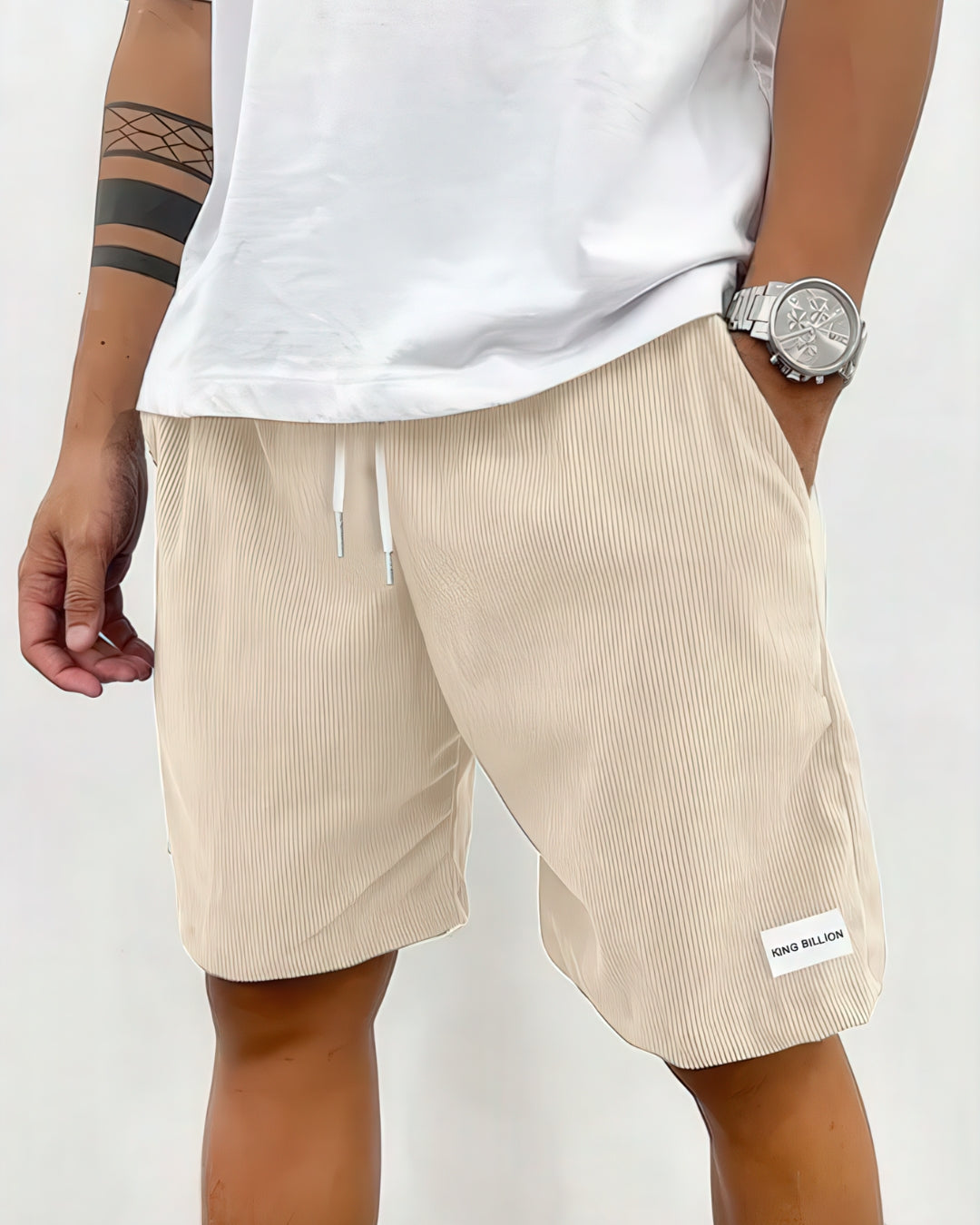 Freizeit-Shorts - Lässiger Stil, weite Passform, hoher Komfort - Beige - - Freya Kobenhavn