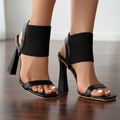 Damen Pumps mit offenen Zehen