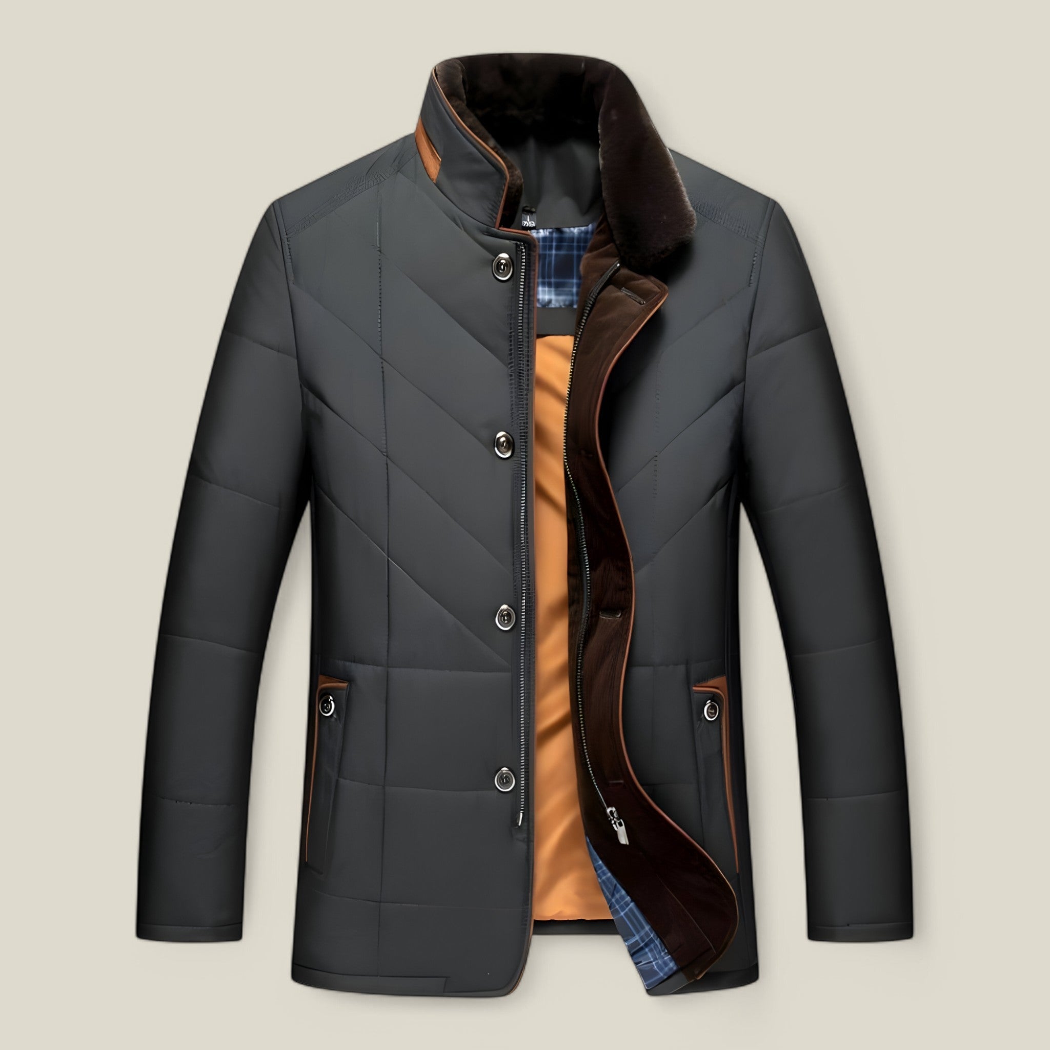 Danny | Jacke mit Vintage-Kragen - Elegant und bequem