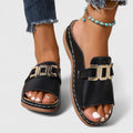 Luxe Schnallen-Sandalen - Müheloser Chic Damen
