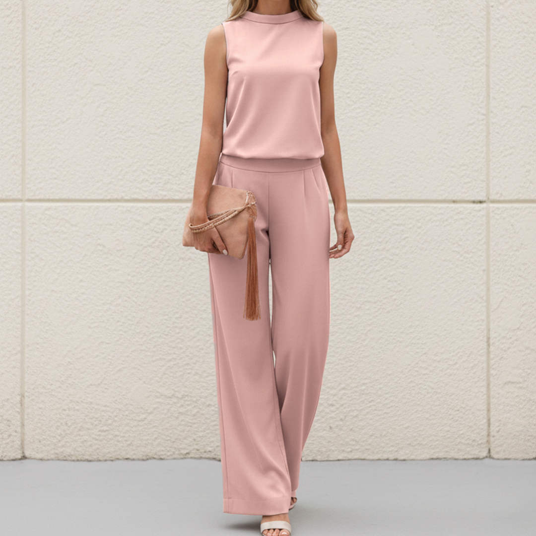 Ariana - moderner Jumpsuit - Aprikose - Jumpsuit - Concept Fashionlab Boutique