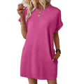 Liora | Lässiges Kleid mit Rundhalsausschnitt