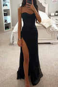 Quinn – glänzendes Maxikleid
