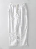 Mühelose hose mit geradem Bein für einen eleganten, atmungsaktiven Alltagslook
