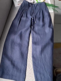 Effortless Relaxed Fit Wide-Leg Trousers