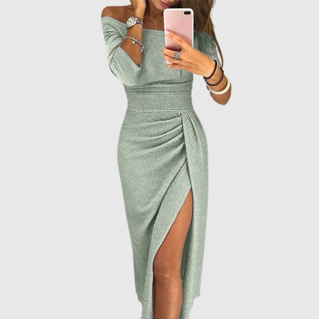 Stella™ | Neckholder Maxikleid - - - Cow Clothing