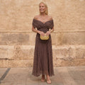 Siena | Geometrisches Fließkleid