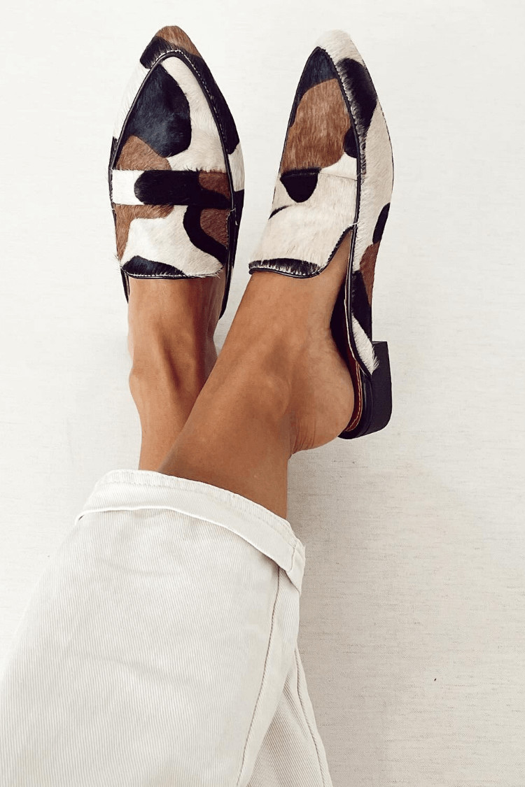 Abstract Pattern Loafers - Modern, Stylish Slip-On Shoes - - Loafers - Concept Fashionlab