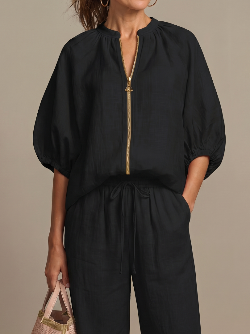 Sabrina | Jacken-Oberteil-Set - - - Cow Clothing