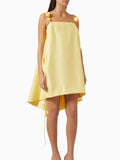 Damen Blumendruck-Träger-Minikleid
