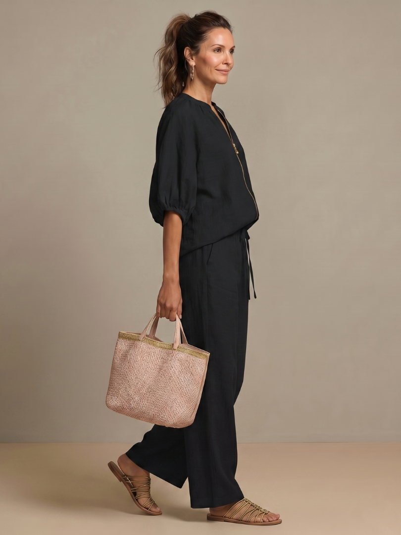 Sabrina | Jacken-Oberteil-Set - - - Cow Clothing
