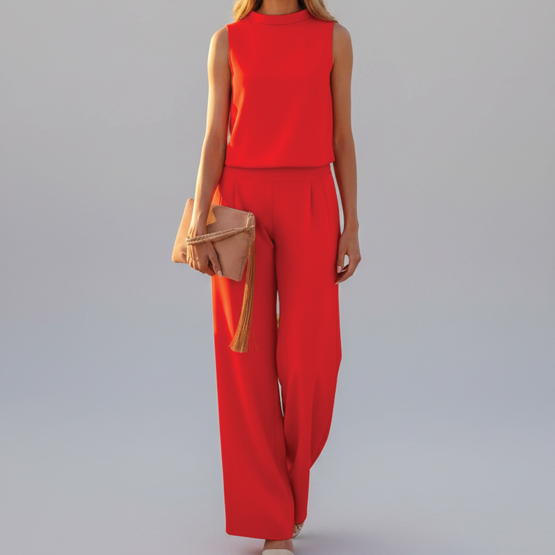 Ariana - moderner Jumpsuit - Rot - Jumpsuit - Concept Fashionlab Boutique