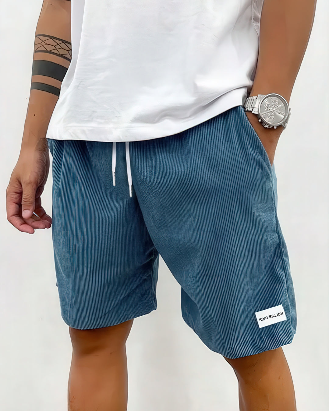 Freizeit-Shorts - Lässiger Stil, weite Passform, hoher Komfort - Blau - - Freya Kobenhavn