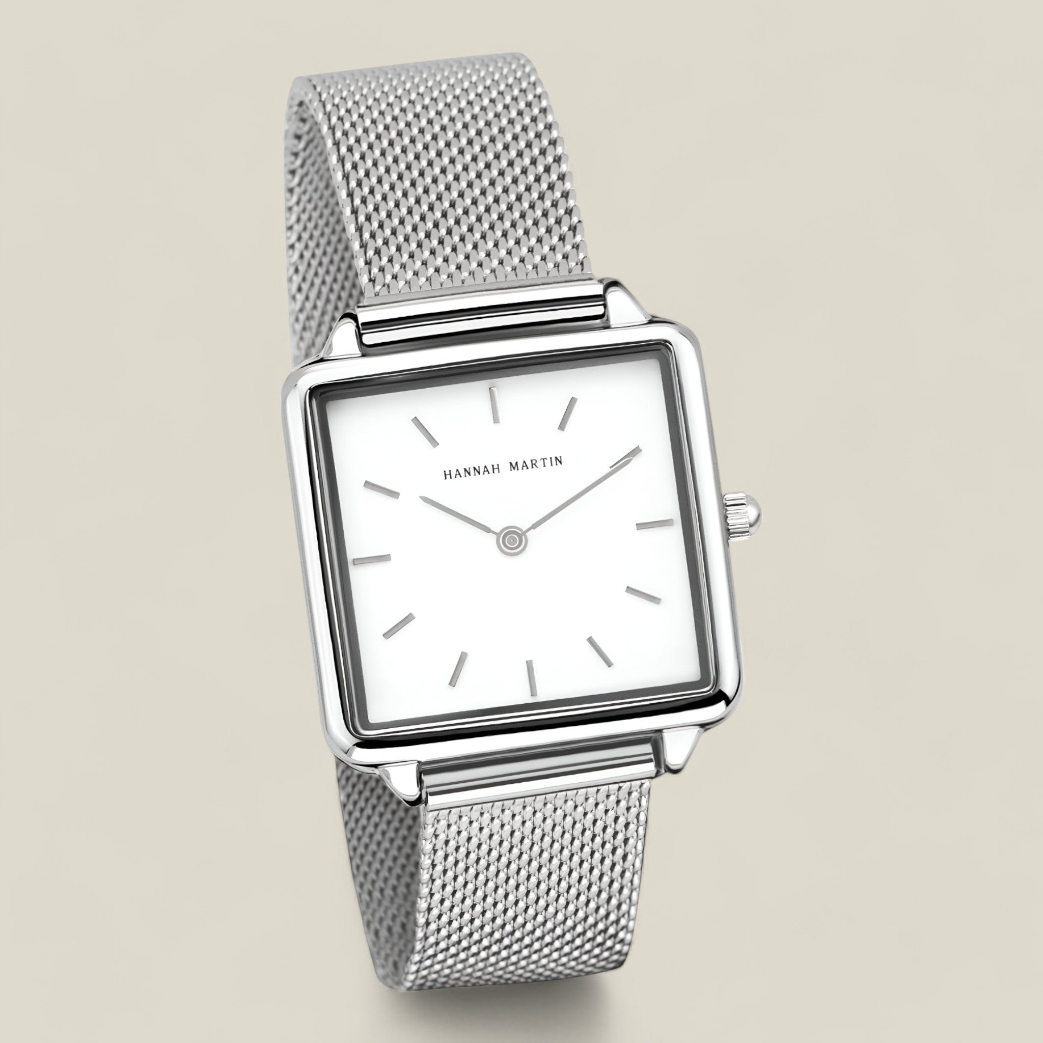 Chiara | Uhr mit quadratischem Mesh - Eleganz im Alltag - - - Concept Fashionlab